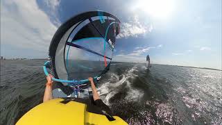 🇧🇪🚀 Fun windsurfing at Brouwersdam [upl. by Kciredec]