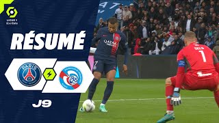 PARIS SAINTGERMAIN  RC STRASBOURG ALSACE 3  0  Résumé  PSG  RCSA  20232024 [upl. by Casabonne]