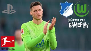 Prediction Match  Hoffenheim vs Wolfsburg  Bundesliga  FIFA 21 [upl. by Ashia]