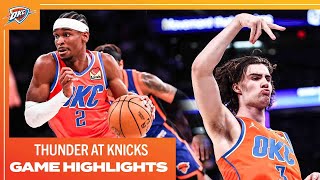 OKC Thunder at New York Knicks  Game Highlights  March 31 2024 [upl. by Mharba]