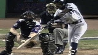 2001 WS Gm7 Sorianos homer gives Yanks late lead [upl. by Erica]