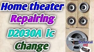 Home theater repairing D2030A ic lagana [upl. by Areid327]