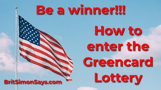 DV Lottery  How to enter and WIN the Greencard lottery Completing your entry form [upl. by Hindu]