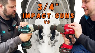 34quot IMPACT Wrench BATTLE  Milwaukee vs Makita vs Kress TESTED to the MAX [upl. by Evyn]