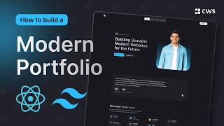 CREATE a Stunning REACT JS Portfolio Website in 3 Hours [upl. by Blatman]