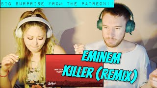 EMINEM FT JACK HARLOW amp CORDAE  KILLER REMIX COUPLE REACTION [upl. by Ahsart]