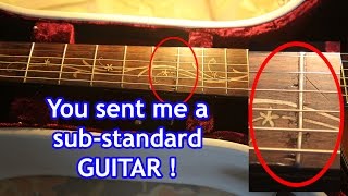 Chinese Guitar Seller dispute  K24ce Fake [upl. by Evangelia]