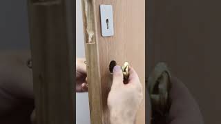 How to install Simpled Night Latch Smart Lock in less than 5 minutes [upl. by Kipp]