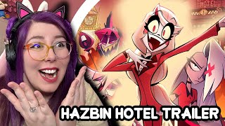 Hazbin Hotel Season 1 Trailer REACTION  Zamber Reacts [upl. by Nuli]