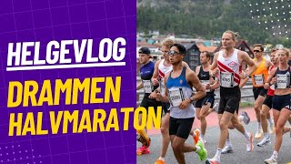 DRAMMEN HALVMARATON OG VI FORTELLER HVEM VI HAR STEMT PÅ A [upl. by Enyamart]