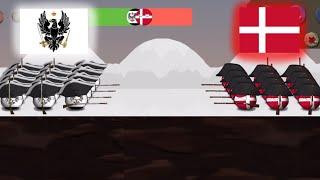 DanishPrussian war 1864 Countryball at War Version [upl. by Treblih]