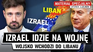 IZRAEL WSZEDŁ do LIBANU  Nowa wojna na Bliskim Wschodzie [upl. by Autry74]