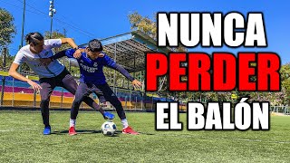 TIPS FÁCILES para JÁMAS PERDER el BALÓN en un partido de FUTBOL 🔝⚽️ [upl. by Leibrag]