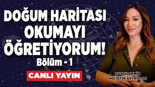 Doğum Haritası Okumayı Öğretiyorum Astrolog Duygu Demir [upl. by Anaoj962]