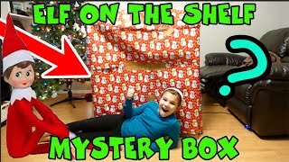 Huge Mystery Box From Elf On The Shelf Elf On The Shelf Gives Me Huge Present [upl. by Maddalena]