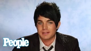 Adam Lambert Reveals His Favorite Eyeliner  Up Close  People [upl. by Ysied]