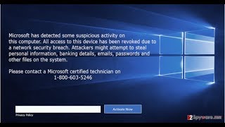 HOW TO REMOVE MICROSOFT ANNOYING FAKE POP UPS [upl. by Plumbo]