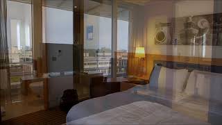 Hampton by Hilton Amsterdam Airport Schiphol Queen Room [upl. by Ecinerev]