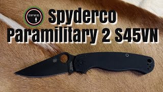 Spyderco Paramilitary 2 an Iconic Knife Every Knife Enthusiast Should Own [upl. by Ynnig999]