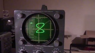 Heathkit O12 Oscilloscope test [upl. by Qiratla62]