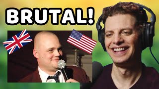 American Reacts to Al Murray vs Americans [upl. by Gnilrac]