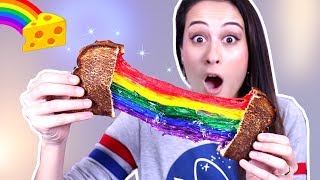 REGENBOOG TOSTI DIY  Lets try [upl. by Aidnahs]