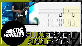 Arctic Monkeys Fuorescent Adolescent  Guitar Cover With Tab [upl. by Dlanod615]