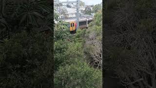 unit number 722 on quotSPECIALquot cruising along between Bray Park amp Strathpine stations on a cloudy day [upl. by Whitebook304]