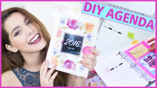 DIY AGENDA 2016 para imprimir gratis Haz tu propia agenda fácil y bonita ♥ Jimena Aguilar [upl. by Valene]