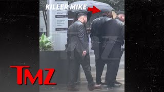 Killer Mike Accused of Battery in Grammys Citizens Arrest Cuffed in Rain  TMZ [upl. by Ynaffi]