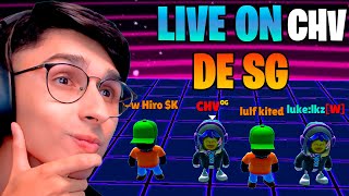 CHV jogando stumble guys AO VIVO CHEGA NA LIVE COM INSCRITOS INSANOS AO VIVO [upl. by Ahsemak]