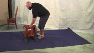 How To Pad Wrap 2 Dining Chairs [upl. by Aeneus]