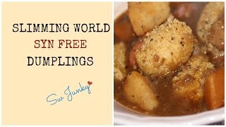 Slimming World Syn Free Dumplings Recipe [upl. by Donall]