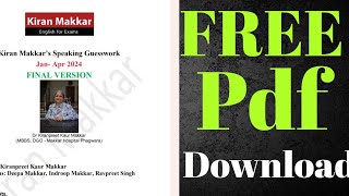 IELTS makkar s pdf final version janApril 2024 free download ielts speaking youtube [upl. by Emmeline560]