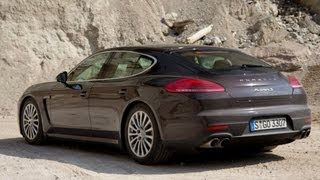 Porsche Panamera S amp Panamera E Hybrid review 2013 [upl. by Thorvald]