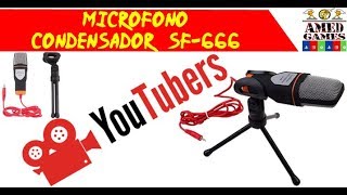 MICROFONO SF666 REVIEW quotMICROFONO PARA YOUTUBERSquot [upl. by Landel]