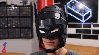 How to Build a Wearable LEGO Batman Helmet [upl. by Analem]