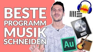 Die besten Audioschnittprogramme zum Musik schneiden Kostenlos bis Profi  PC amp Mac 🎵✂ [upl. by Uchish]