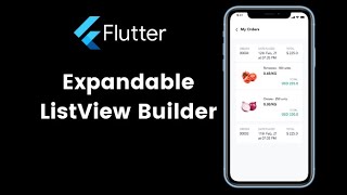 Expansion Tile flutter Tutorial  How to create expandable ListView Builder in HindiUrdu [upl. by Nediarb270]