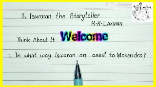 Iswaran the Storyteller  Explanation Part 2  Class 9 English Chapter 3 [upl. by Madlen63]