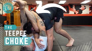 The Teepee Choke  Finish The Triangle Without Locking It Up [upl. by Cahilly]