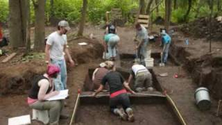 2010 IUP Archaeological Field School at the Johnston Site Indiana County Pennsylvania [upl. by Relly]