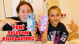 TELEFON KILIFIMI SÜSLEDİM  DIY YENİ TELEFON KILIFIMIZ [upl. by Nirroc182]