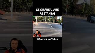 Trecerea groazei bucuresti romania masina motor moto trafic politie bicicleta pieton sofer [upl. by Alletse405]