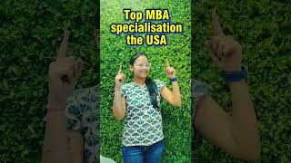 Top MBA specialisation in the USA usa mba sdstudyabroad [upl. by Carvey]