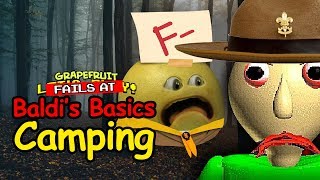 Grapefruit FAILS  BALDIS BASICS Camping [upl. by Semyaj]