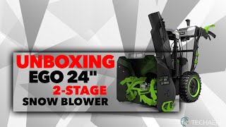 Unboxing The EGO POWER 24 in SelfPropelled 2Stage XP Snow Blower with Peak Power [upl. by Thorwald424]