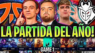 IBAI CASTEA LA MEJOR PARTIDA DE LA HISTORIA😱  FNC vs G2 Game 1 FINAL LEC GRAND FINALS 2024 ESPAÑOL [upl. by Torp]