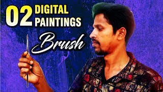 02  Digital painting brush  Valavan Tutorials [upl. by Weldon]