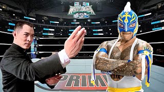 FULL MATCH WWE 2K24  Rey Mysterio vs Jet li Sep 212024 GAMEPLAY 4K [upl. by Laks879]